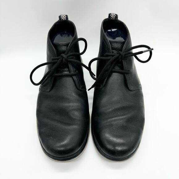 UGG Men\'s Freamon Grain Leather Desert Boots Black Size 9.5 Office Preppy Casual main image 11